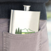 Olympisch Nationaal Park Groene Strepen Flacon (Voorbeeld)