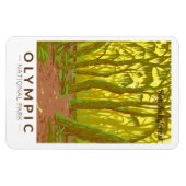 Olympisch Nationaal Park Hoh Rainforest Travel Art Magneet (Horizontaal)
