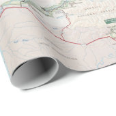 olympisch nationaal park kaart (2010) cadeaupapier (Rol Hoek)