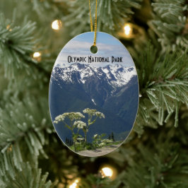 Olympisch Nationaal Park Landschapsvakantie Keramisch Ornament