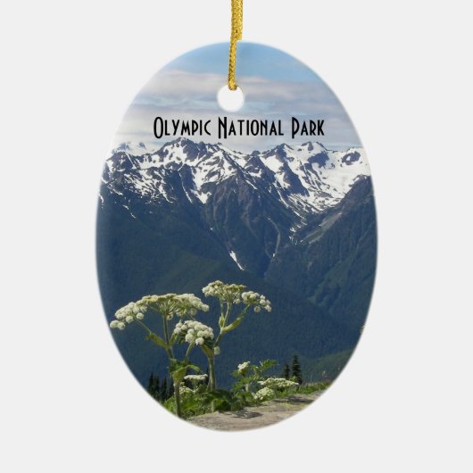 Olympisch Nationaal Park Landschapsvakantie Keramisch Ornament (Voorkant)