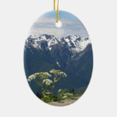 Olympisch Nationaal Park Landschapsvakantie Keramisch Ornament (Achterkant)