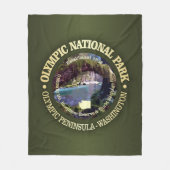 Olympisch Nationaal Park (NP2) Fleece Deken (Voorkant)