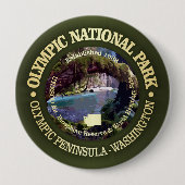 Olympisch Nationaal Park (NP2) Ronde Button 4,0 Cm (Voorkant)