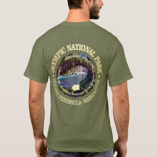 Olympisch Nationaal Park (NP2) T-shirt (Achterkant)