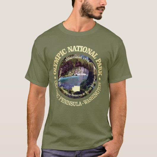Olympisch Nationaal Park (NP2) T-shirt (Voorkant)