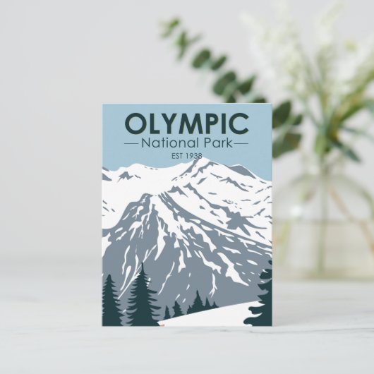 Olympisch Nationaal Park Washington Briefkaart (Staand voorkant)