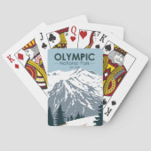  Olympisch Nationaal Park Washington Pokerkaarten (Achterkant)