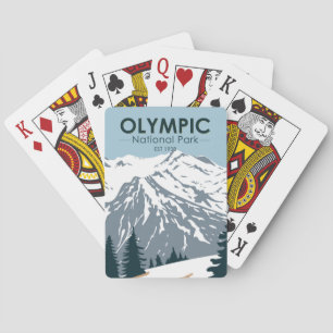 Olympisch Nationaal Park Washington Pokerkaarten