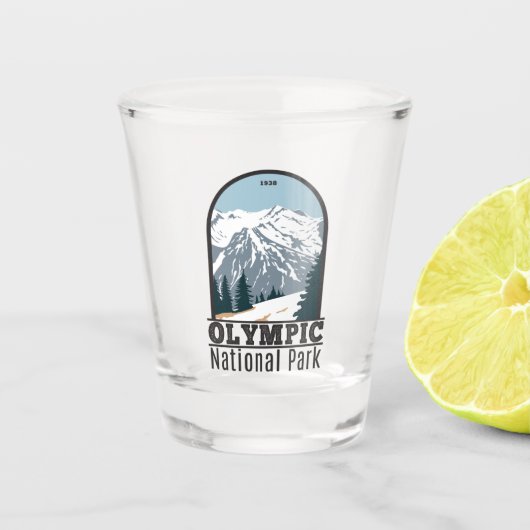  Olympisch Nationaal Park Washington Shot Glas (Voorkant)