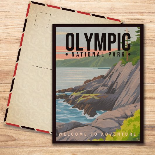 Olympisch Nationaal Park Washington  Souvenir Briefkaart