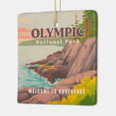 Olympisch Nationaal Park Washington  Souvenir Keramisch Ornament (Links)