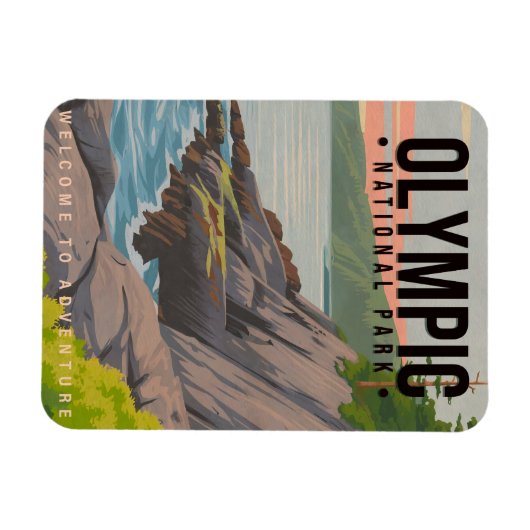Olympisch Nationaal Park Washington  Souvenir Magneet (Horizontaal)