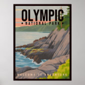 Olympisch Nationaal Park Washington  Souvenir Poster (Voorkant)