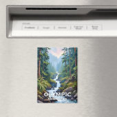 Olympisch Nationaal Park | Washington Travel Art Magneet (Insitu (Vaatwasser))