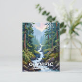 Olympisch Nationaal Park | Washington Travel Briefkaart (Staand voorkant)