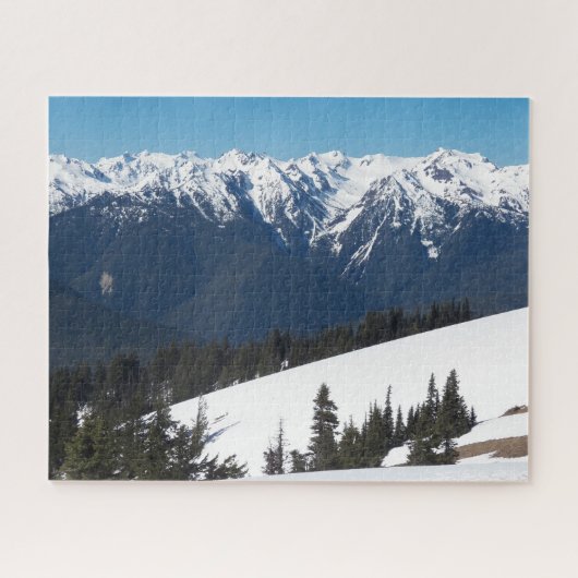 Olympisch Nationaal Park Winterlandschap Legpuzzel (Horizontaal)