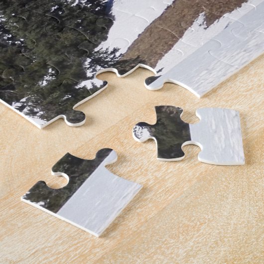 Olympisch Nationaal Park Winterlandschap Legpuzzel (Zijkant)