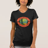 Olympisch natuurpark Hoh Rainforest Retro Compass T-shirt (Voorkant)