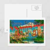 Olympisch natuurpark, Washington Briefkaart (Voorkant / Achterkant)