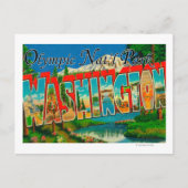 Olympisch natuurpark, Washington Briefkaart (Voorkant)