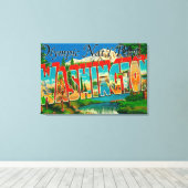 Olympisch natuurpark, Washington Canvas Afdruk (Insitu (Houten vloer))