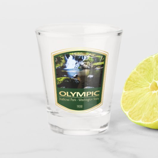 Olympisch NP (PF1) Shot Glas (Voorkant)
