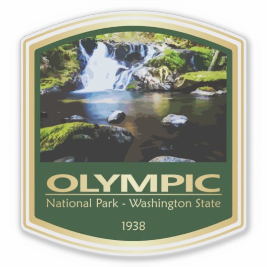 Olympisch NP (PF1) Sticker (Voorkant)
