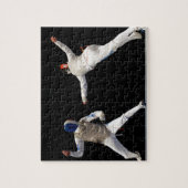 Olympisch omheining Lunge en Parry Legpuzzel (Verticaal)