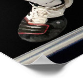 Olympisch omheining Lunge en Parry Poster (Hoek)