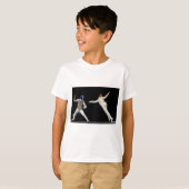 Olympisch omheining Lunge en Parry T-shirt (Voorkant volledig)