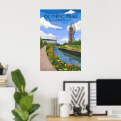 Olympisch Park Londen Reisposter Poster (Thuiskantoor)