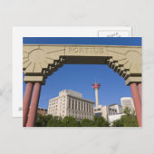 Olympisch Plaza en Calgary Tower, Alberta, Canada Briefkaart (Voorkant / Achterkant)
