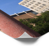 Olympisch Plaza en Calgary Tower, Alberta, Canada Poster (Hoek)