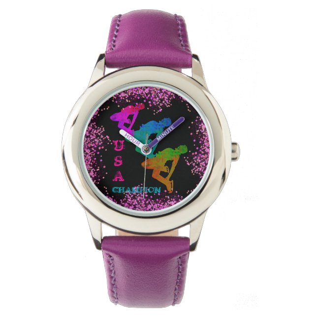 OLYMPISCH SCHAATSEN  HORLOGE (Voorkant)