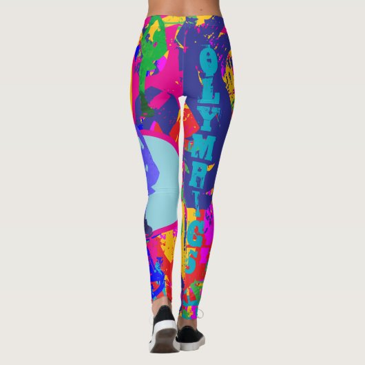OLYMPISCH SCHAatsen  Leggings (Achterkant)