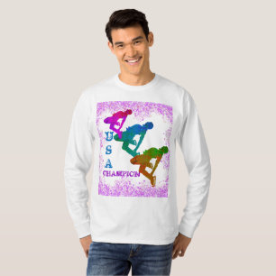 OLYMPISCH SCHAATSEN  T-SHIRT