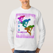 OLYMPISCH SCHAATSEN  T-SHIRT (Voorkant)