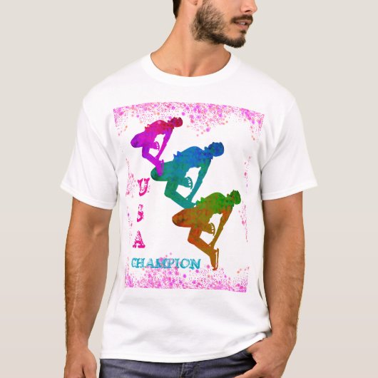OLYMPISCH SCHAATSEN T-SHIRT (Voorkant)