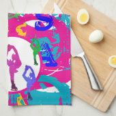 OLYMPISCH SCHAATSEN THEEDOEK (Quarter Fold)