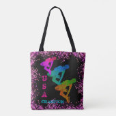 OLYMPISCH SCHAATSEN TOTE BAG (Achterkant)