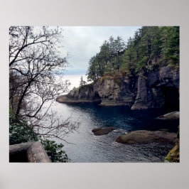 Olympisch schiereiland Cape Flattery - Washington Poster