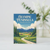 Olympisch Schiereiland VS Briefkaart (Staand voorkant)