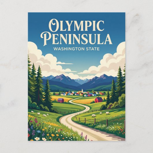 Olympisch Schiereiland VS Briefkaart (Voorkant)