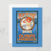 Olympisch schiereiland, Washington Hop the Ferry Briefkaart (Voorkant / Achterkant)