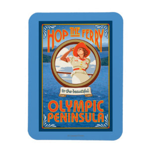 Olympisch schiereiland, Washington Hop the Ferry Magneet