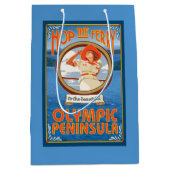 Olympisch schiereiland, Washington Hop the Ferry Medium Cadeauzakje (Voorkant)