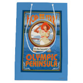 Olympisch schiereiland, Washington Hop the Ferry Medium Cadeauzakje (Achterkant)