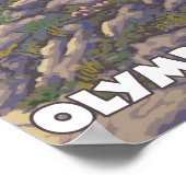 Olympisch schiereiland, Washington Mountain Goats Poster (Hoek)