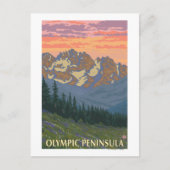 Olympisch schiereiland, Washington Spring Flowers Briefkaart (Voorkant)